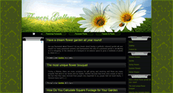 Desktop Screenshot of flowersgallery.net